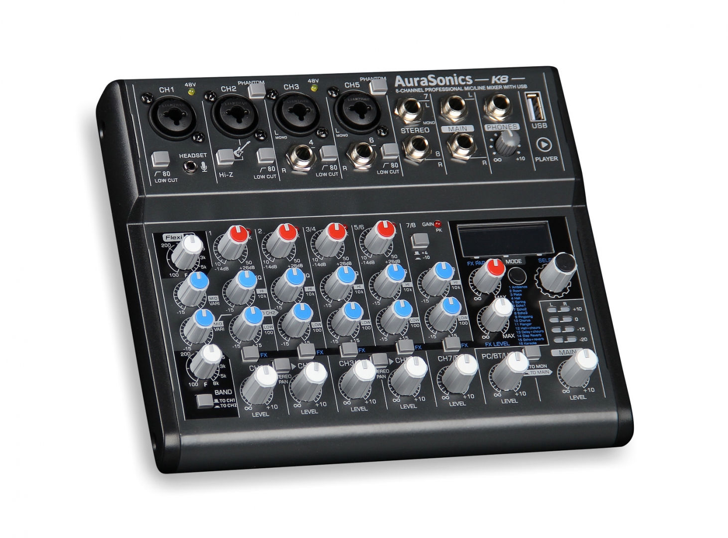 AuraSonics K8 компактный микшерный пульт в Смоленске