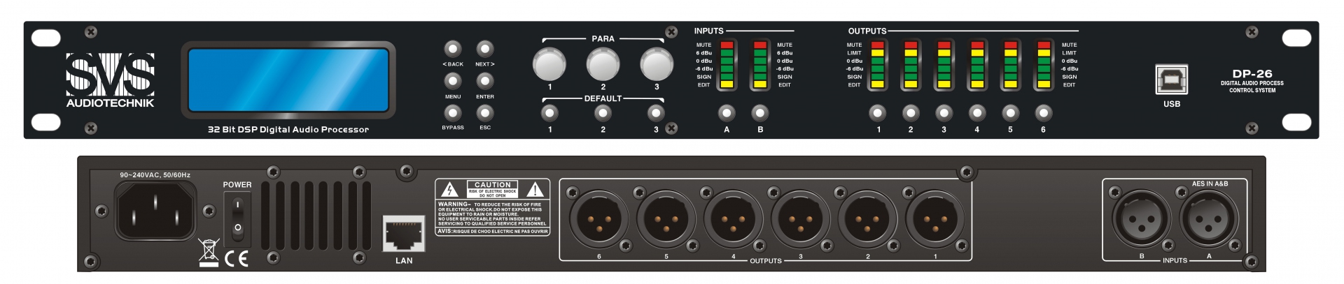 SVS Audiotechnik DP-26 Цифровой процессор: 2 входа 6 выходов в Смоленске
