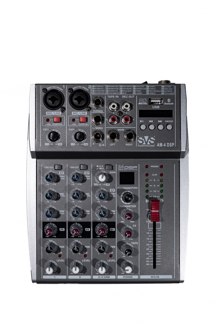 SVS Audiotechnik mixers AM-4 DSP Аналоговый микшерный пульт, 4-канала в Смоленске