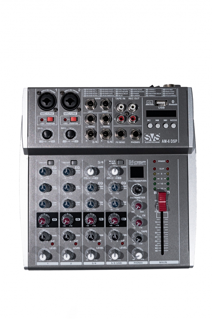 SVS Audiotechnik mixers AM-6 DSP Микшерный пульт аналоговый, 6-канальный SVS Audiotechnik mixers в Смоленске